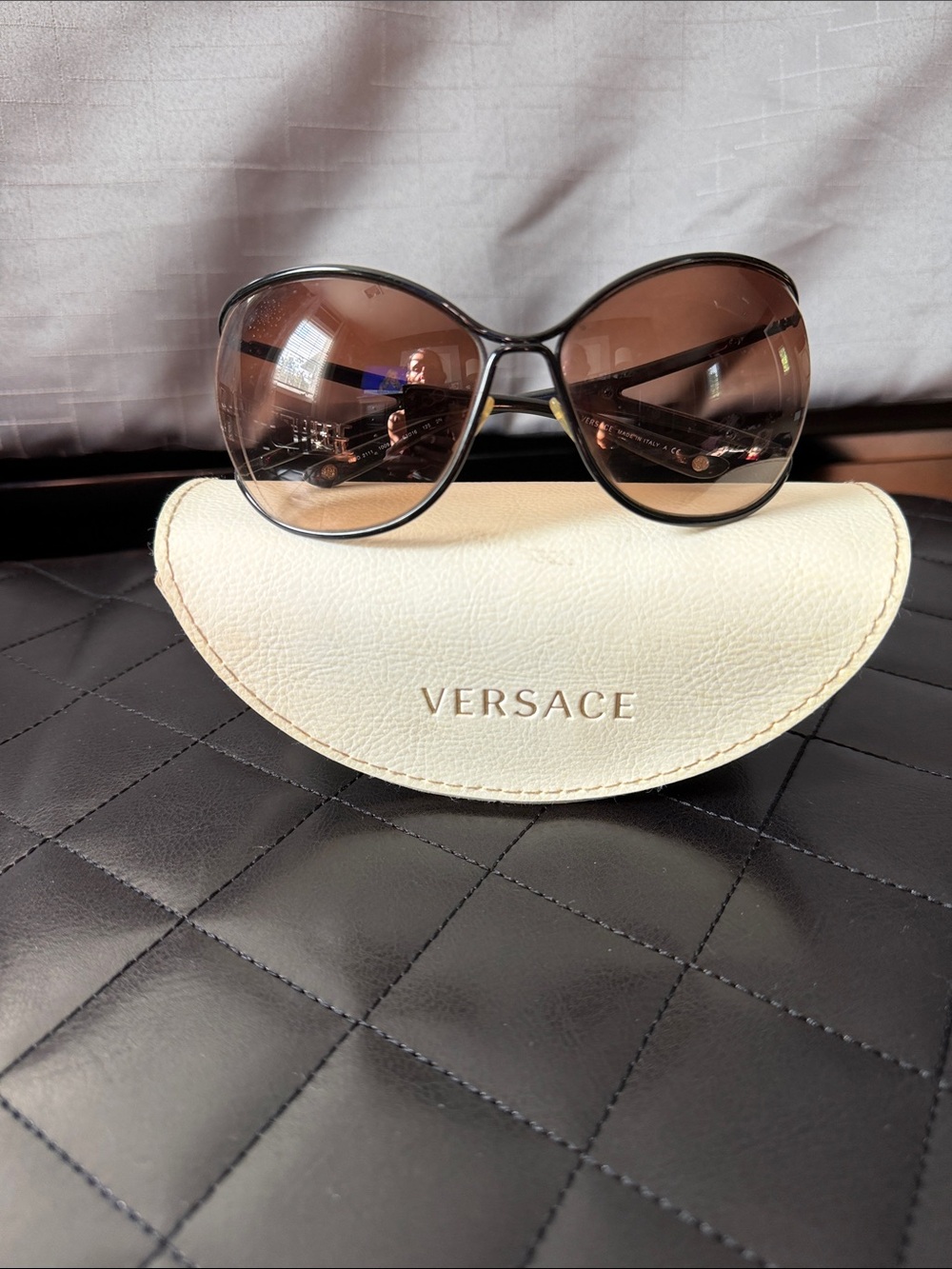 Versace Women's Brown Gradient Fashion Sunglasses